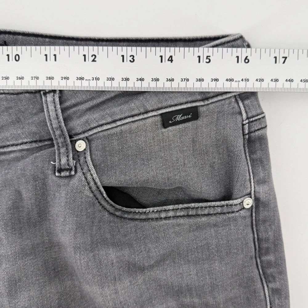 Mavi Emma Slim Boyfriend Grey Wash Denim Jeans‎ Stretch Womens Size 32